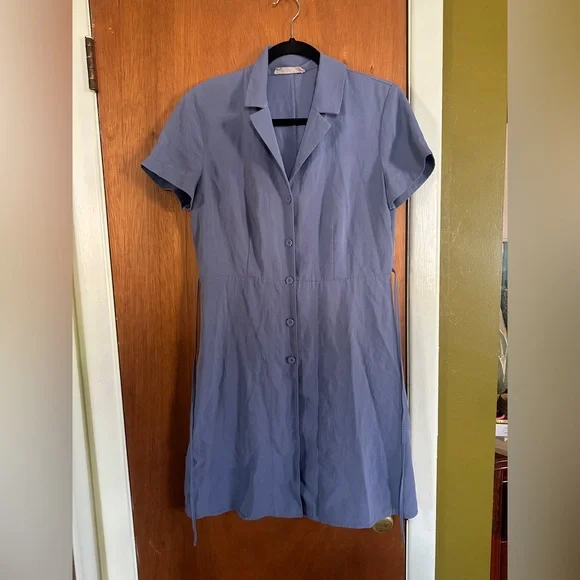 Everlane Blue Collar Summer dress - Picture 4 of 7